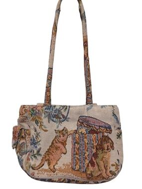 tapestry pattern cat purse